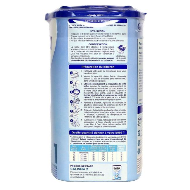 Gallia Calisma 1 Lait Pdre B/800G