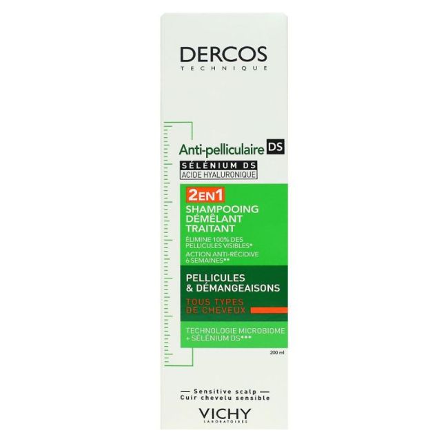 Dercos Ds Shampooing Antipelliculaire 2 En 1 Fl/200Ml