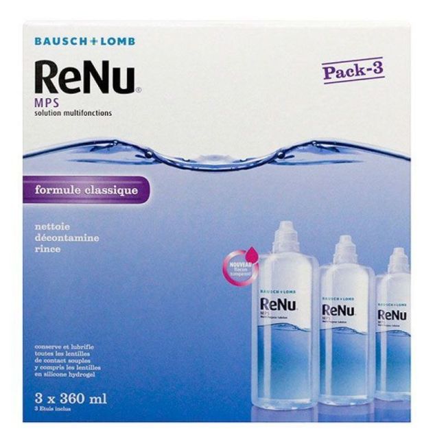 Renu Mps S Lent Souple Multifonction 3Fl/360Ml