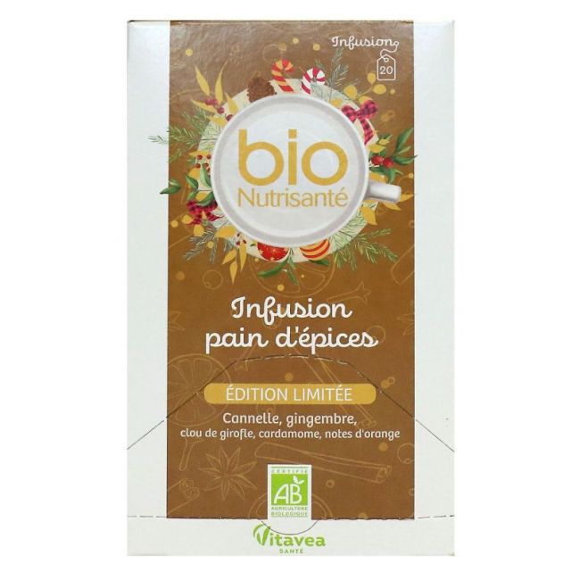 Nutrisante Infusions Bio Tis Pain D'epices 20Sach