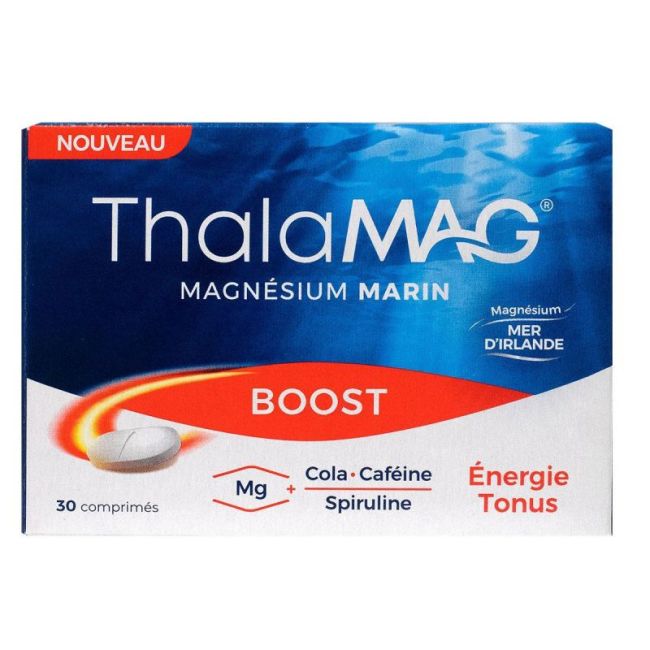 Thalamag Boost Magnesium Marin Noix De Cola Spiruline Cpr B/30