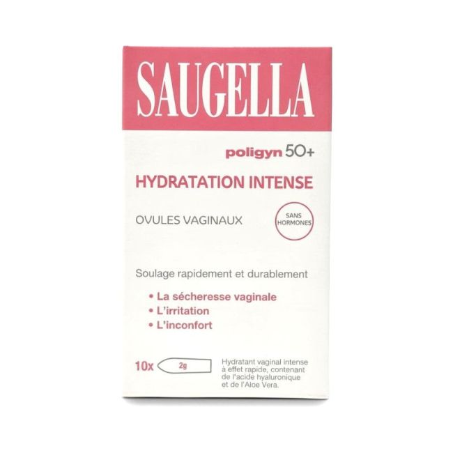 Saugella Poligyn 50+ Ov Vaginal Hydratation Intense B/10
