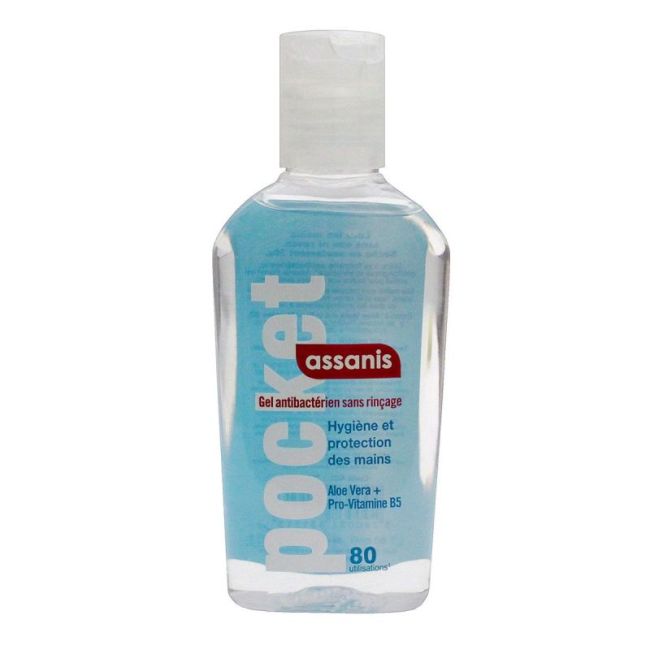Assanis Pocket Gel Antibacterien Mains Fl/80Ml