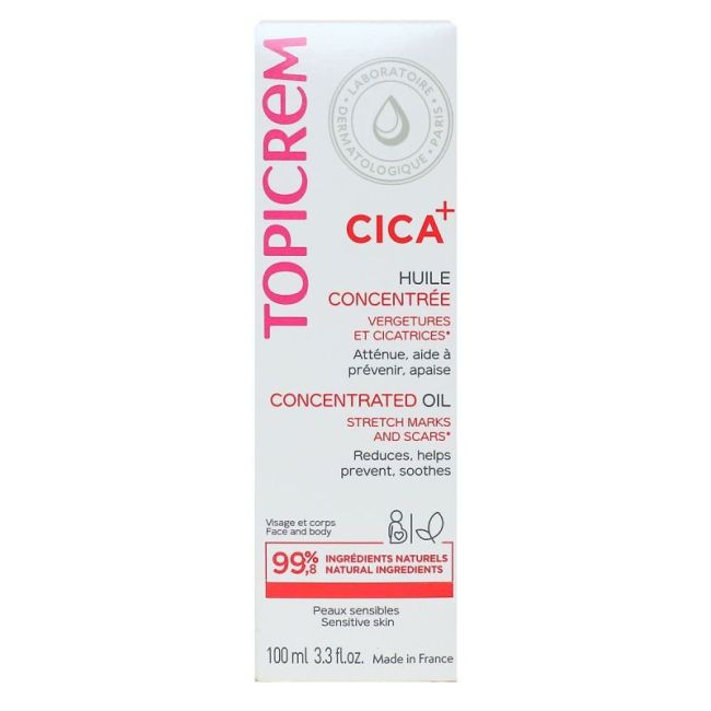Topicrem Cica+ Huile Concentree Vergetures Et Cicatrices Fl/100Ml