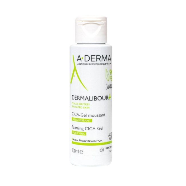 Dermalibour + Cica Aderma Gel Moussant Assainissant Fl/100Ml