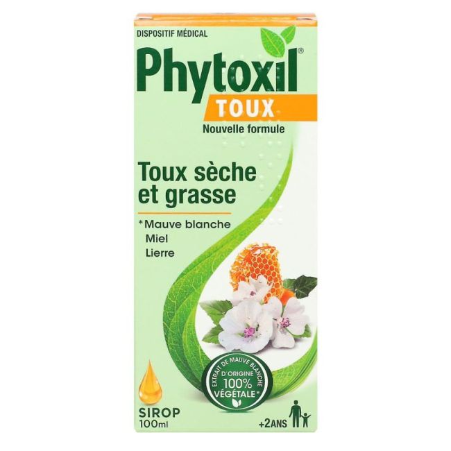 Phytoxil Toux Sucre Nouvelle Formule Sirop Adulte Enfant +2Ans Fl/100Ml
