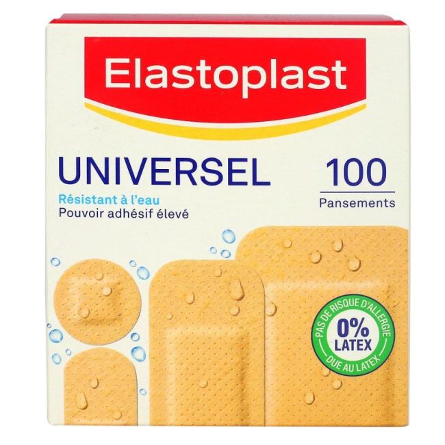 Elastoplast Universel Plastique Pans Adhesif 4 Formats B/100