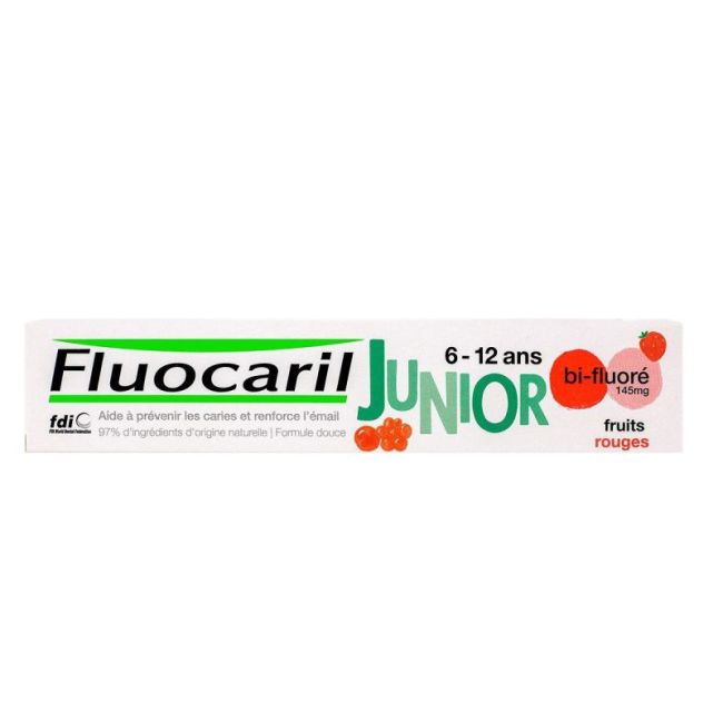 Fluocaril Junior Dentifrice Fruits Rouges 6-12Ans T/75Ml