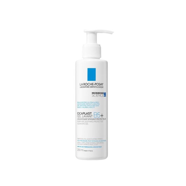 Cicaplast Lavant B5 La Roche Posay Gel Assainissant Apaisant Protecteur Fl Pompe/200Ml