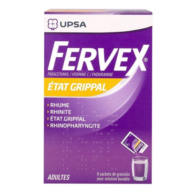 Fervex Gle S Buv En Sachet Adulte 8Sach
