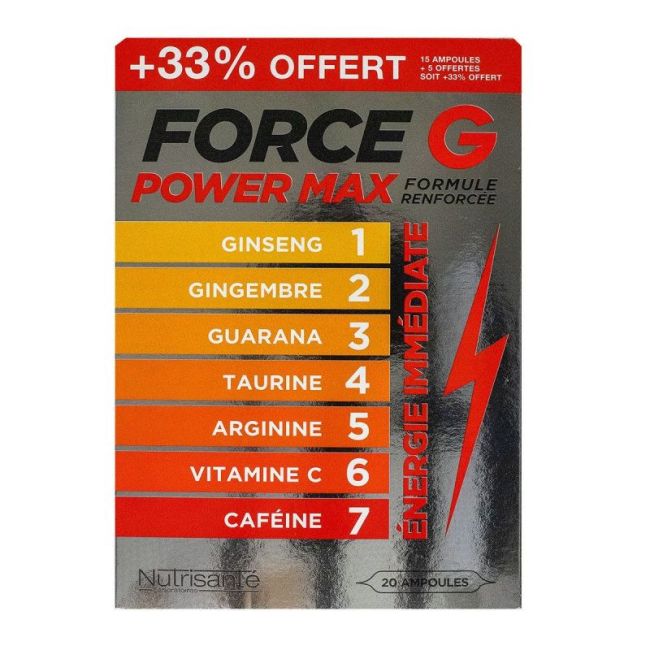 Force G Power Max S Buv 20Amp/10Ml