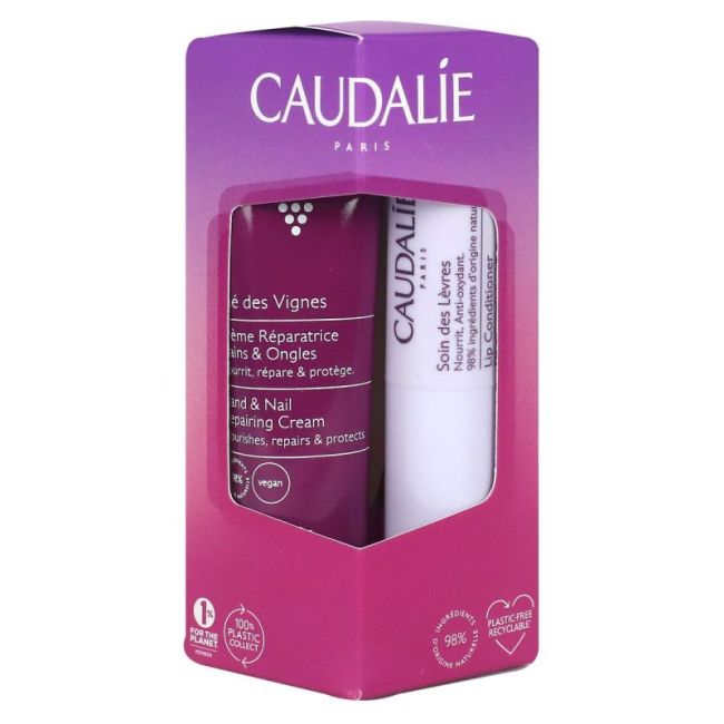 Caudalie The Des Vignes Cr Mains & Ongles T/75Ml+Levres