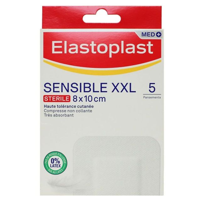 Elastoplast Med Sensible Xxl Pans 10X8Cm B/5