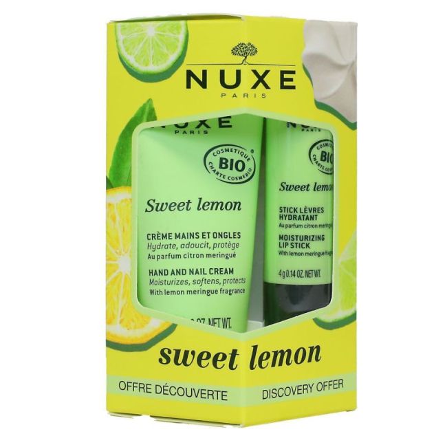 Nuxe Sweet Lemon Cr Mains T/30Ml+Stick Levres
