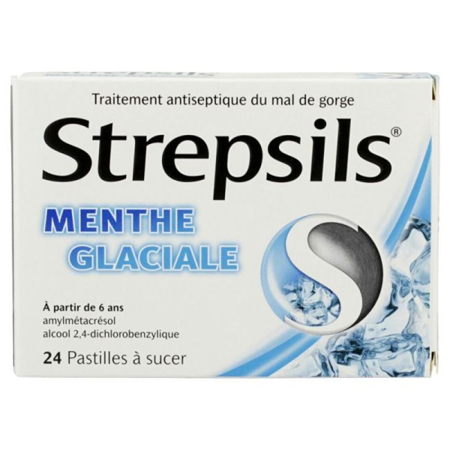 Strepsils Past A Sucer Menthe Glaciale Plq/24