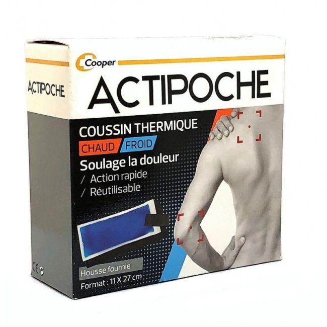 Actipoche Coussin Thermique Contre Les Douleurs 11X27Cm B/1