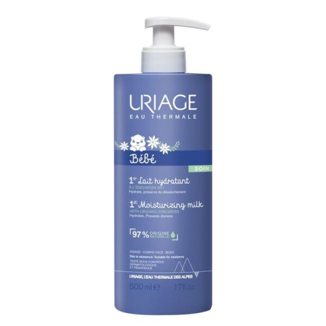 Uriage Bebe 1Er Lait Lait Hydratant Visage Corps Fl Pompe/500Ml