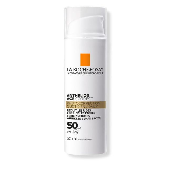 Anthelios Age Correct La Roche Posay Spf50 Cr Soin Quotidien Fl Pompe/50Ml