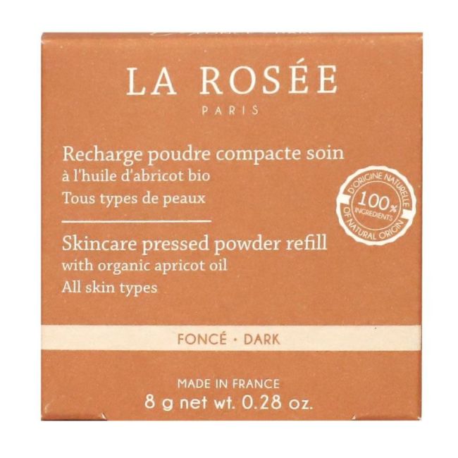 La Rosée Recharge Poudre Compacte Soin 04 Fonce 8G