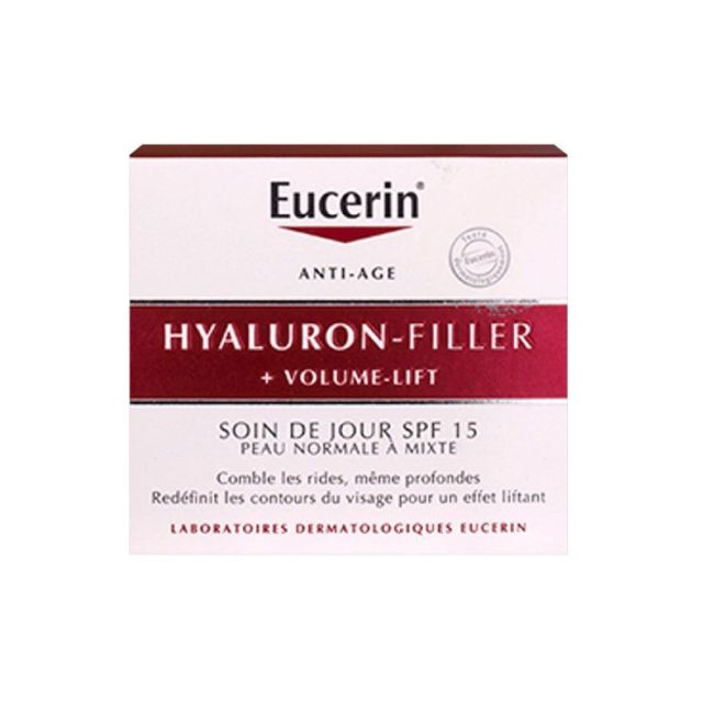 Eucerin Hyaluron-Filler + Volume Lift Spf15 Emuls Soin Jour Peau Normale A Mixte Pot/50Ml