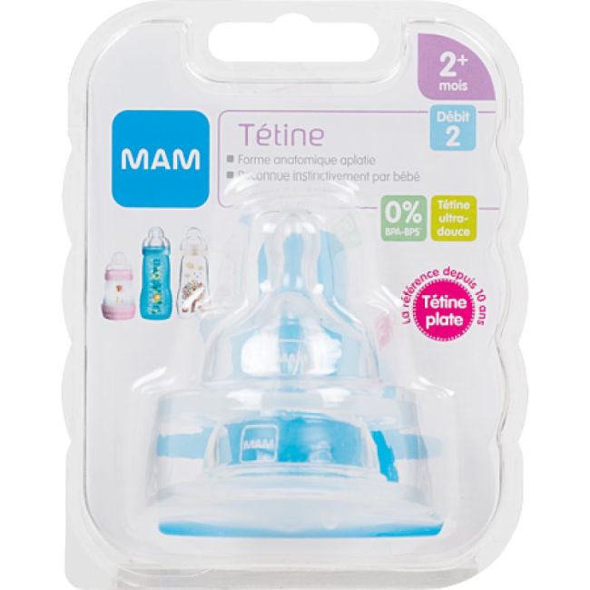 Mam Tetine Debit 2 Silicone B/2