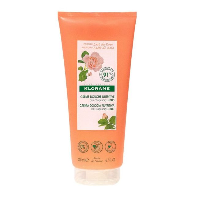 Klorane Soins Du Corps Cr De Douche Lait De Rose T/200Ml