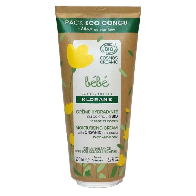 Klorane Bebe Bio Cr Hydratante T/200Ml
