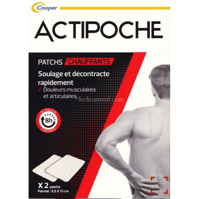 Actipoche Patch Chauffant Douleurs Musculaires B/2
