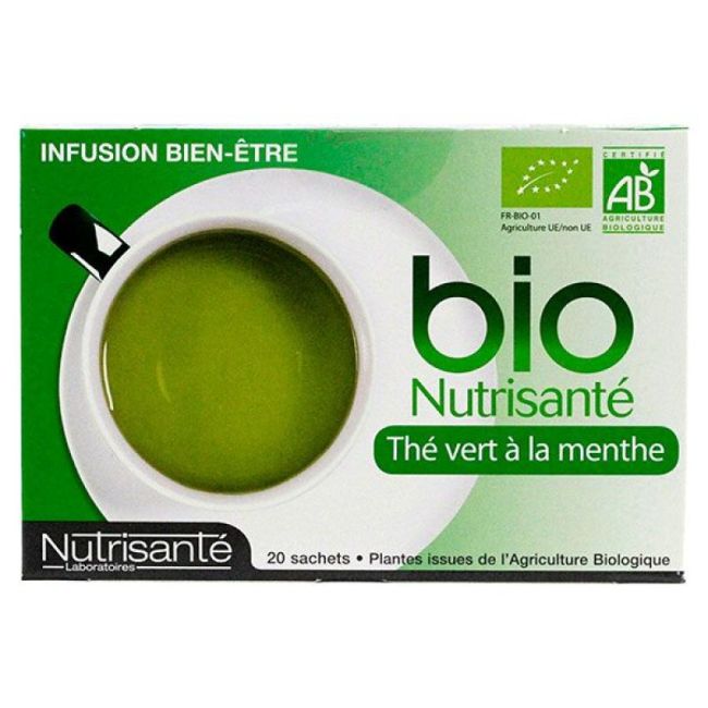 Nutrisante Infusions Bio The Vert Menthe 20Sach