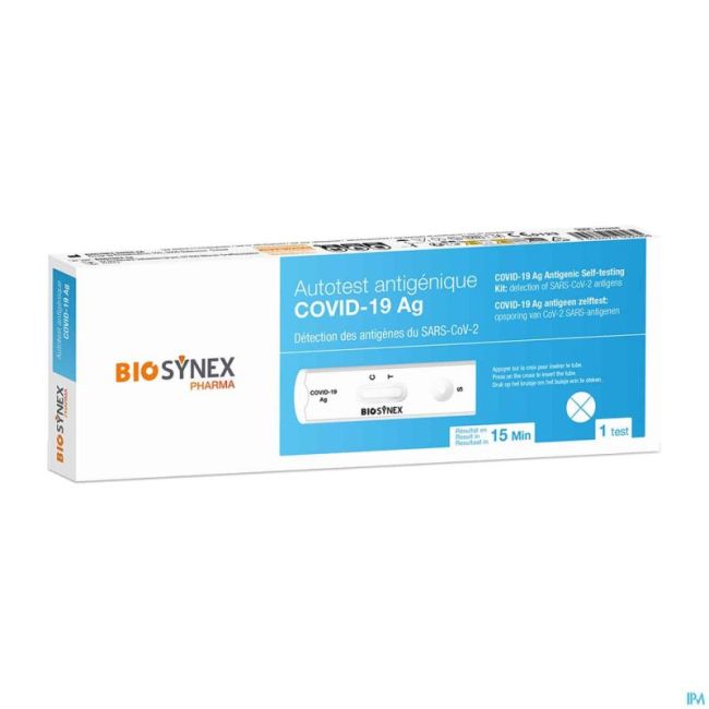 Biosynex Combo Covid-19 Ag Grippe Test Antigenique Nasal B/1