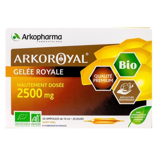 Arkoroyal Gelee Royale Bio 2500 Mg S Buv 20Amp/10Ml