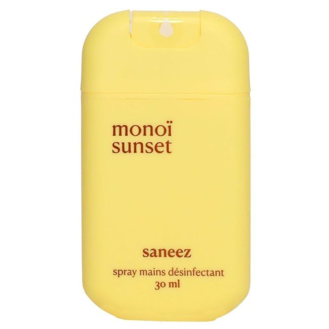 Saneez Spray Desinfectant Mains Monoi Sunset Fl/30Ml