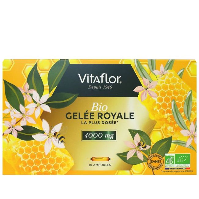 Vitaflor Apiculte Gelee Royale Bio 4000 Mg S Buv 10Amp/15Ml
