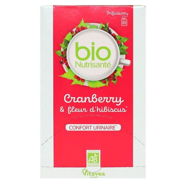 Nutrisante Infusions Bio Tis Cranberry 20Sach