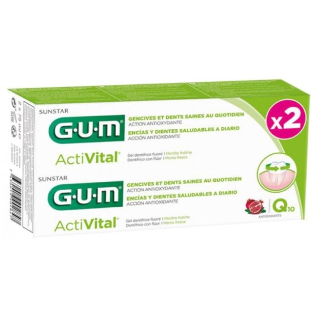 Gum Activital Gel Dentifrice Prevention 2T/75Ml