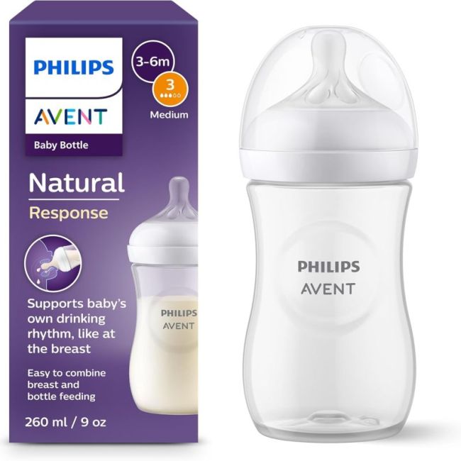Avent Natural Response Biberon 260Ml