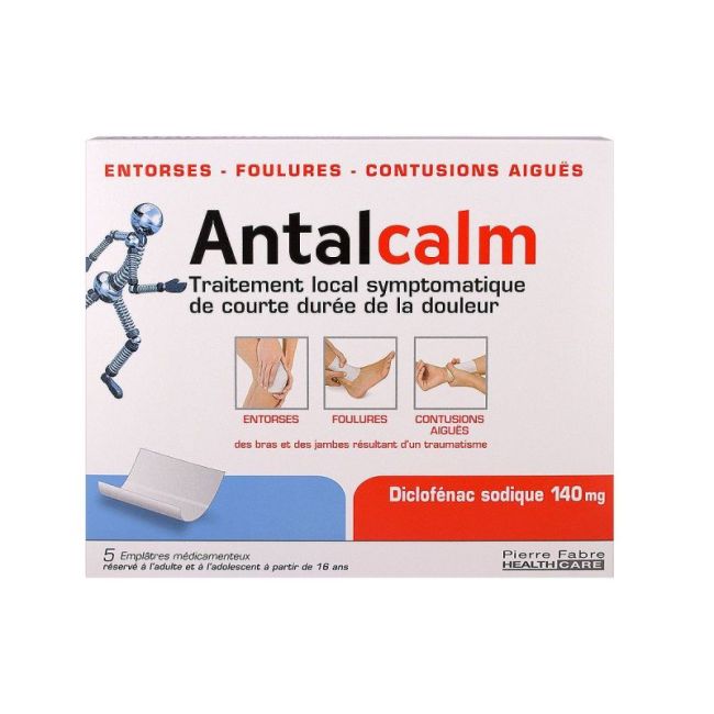 Antalcalm 140 Mg Emplatre Medicamenteux Sach/5