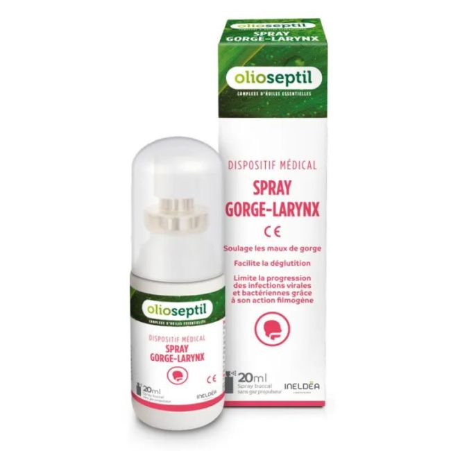 Olioseptil Spray Gorge Larynx Fl/20Ml