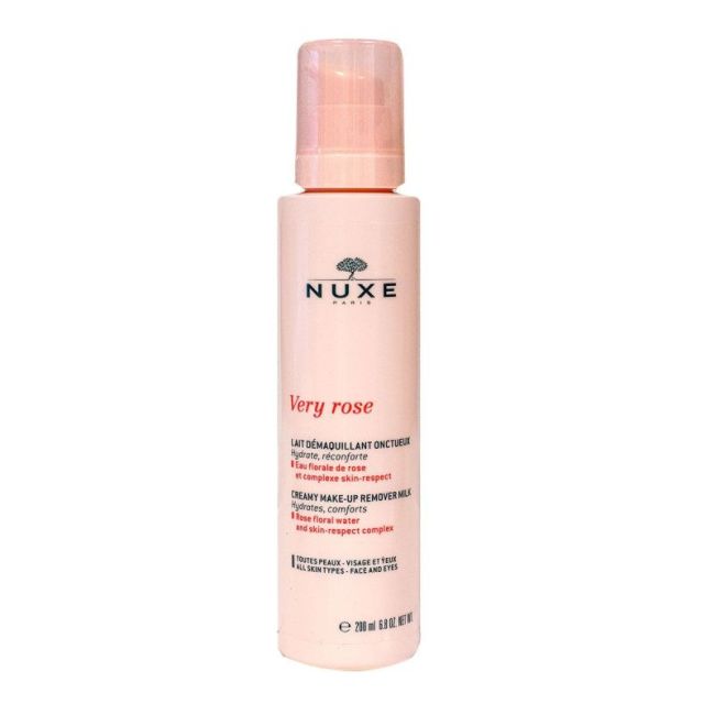 Nuxe Very Rose Lait Demaquillant Onctueux Fl/200Ml