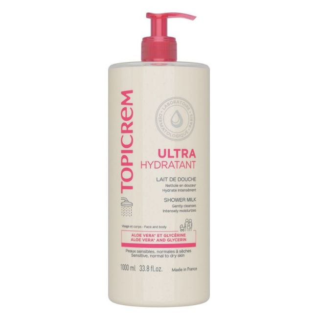 Topicrem Ultra-Hydratant Lait De Douche Fl Pompe/1L