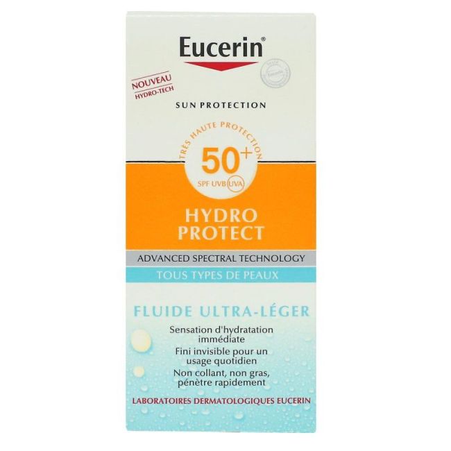 Eucerin Sun Hydro Protect Spf50 Fluide Ultra Leger Fl Pompe/50Ml