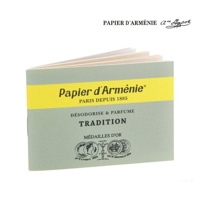 Papier d'Arménie Triple Carnet Feuilles Parfumées
