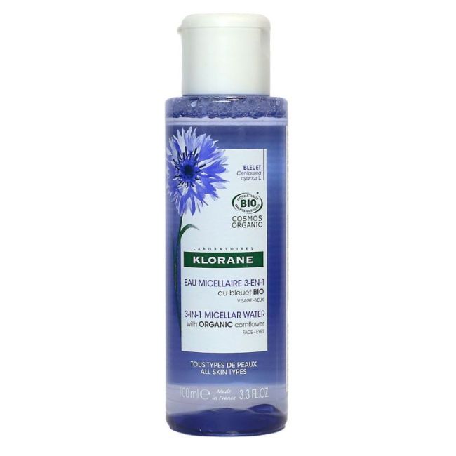 Klorane Bleuet Eau Micellaire 3 En 1 Bio Fl/100Ml