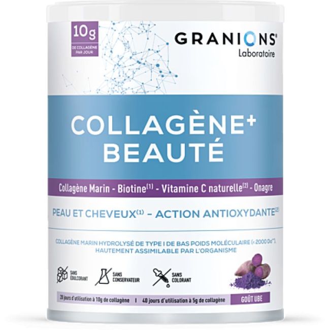 Granions Collagene + Beaute Pdr Ube Pot/220G