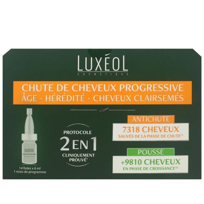 Luxeol Traitement Antichute Progressive 2En1 Sol 14Amp