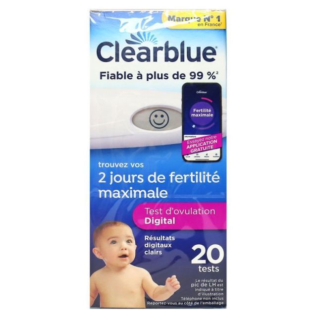 Clearblue Test D'ovulation 1 Hormones B/20