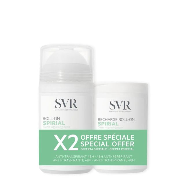 Svr Spirial Deodorant Soin Anti-Transpirant 2Rechge/50Ml