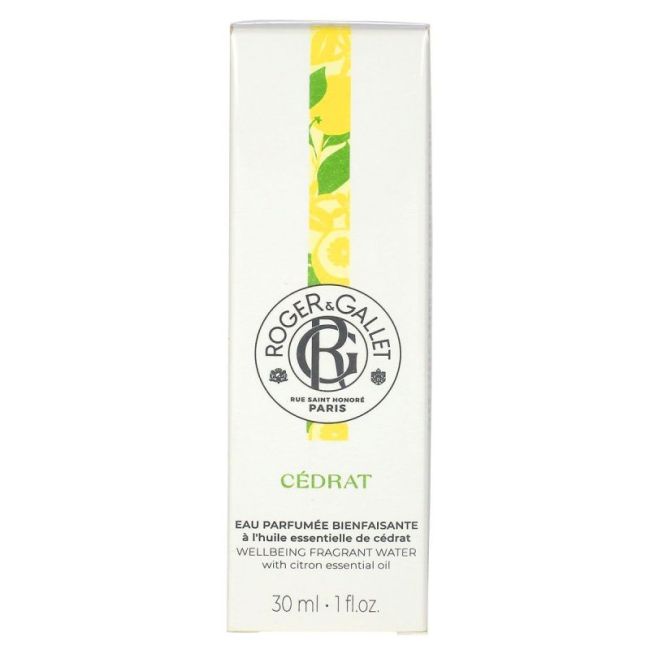 Roger Gallet Cedrat Eau Parfumee Bienfaisante Fl/30Ml