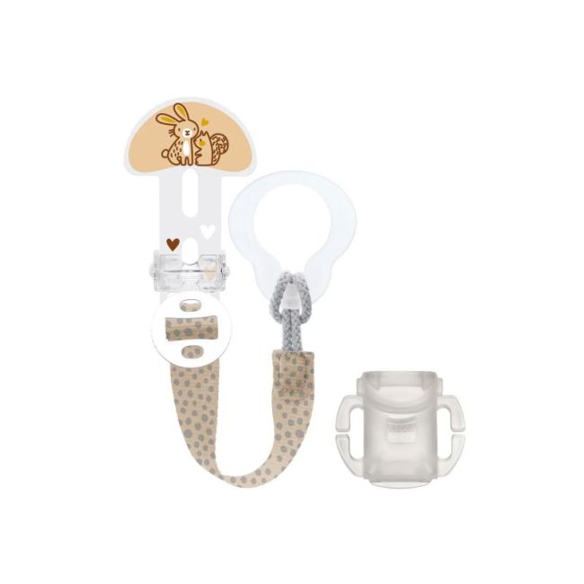 Mam Kit Sucette+Attache-Sucette Silicone 6Mois + Etui/1