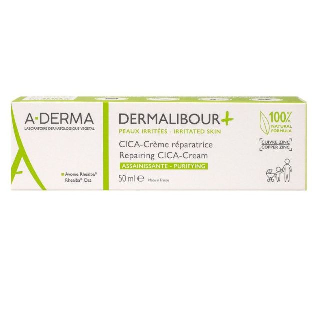 Dermalibour + Cica Aderma Cr Reparatrice Assainissante T/100Ml